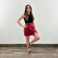 Faux Suede Skirt
