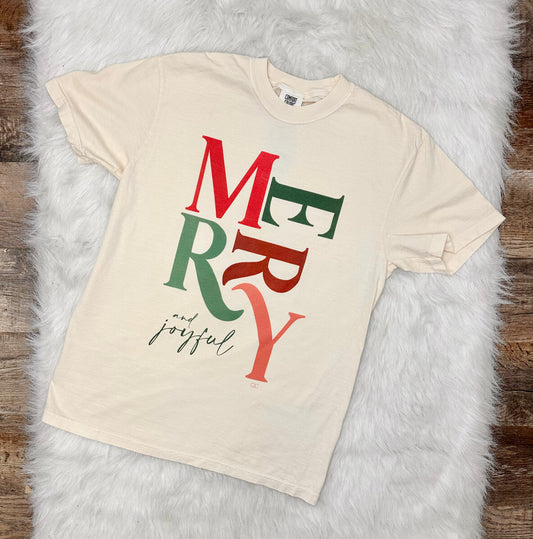 Merry & Joyful Tee