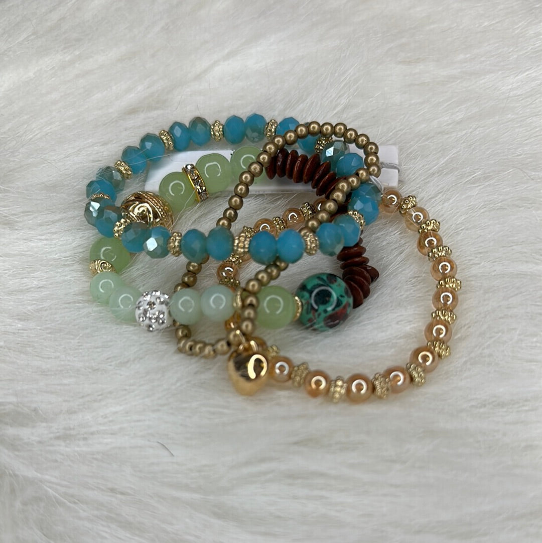 Boho Wood Bracelet