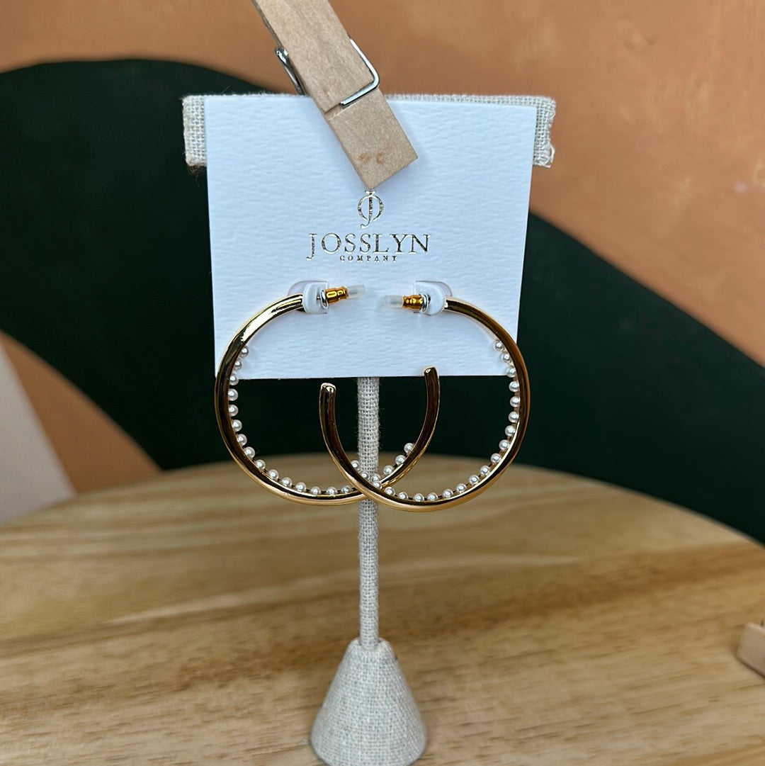 Pearl Hoops