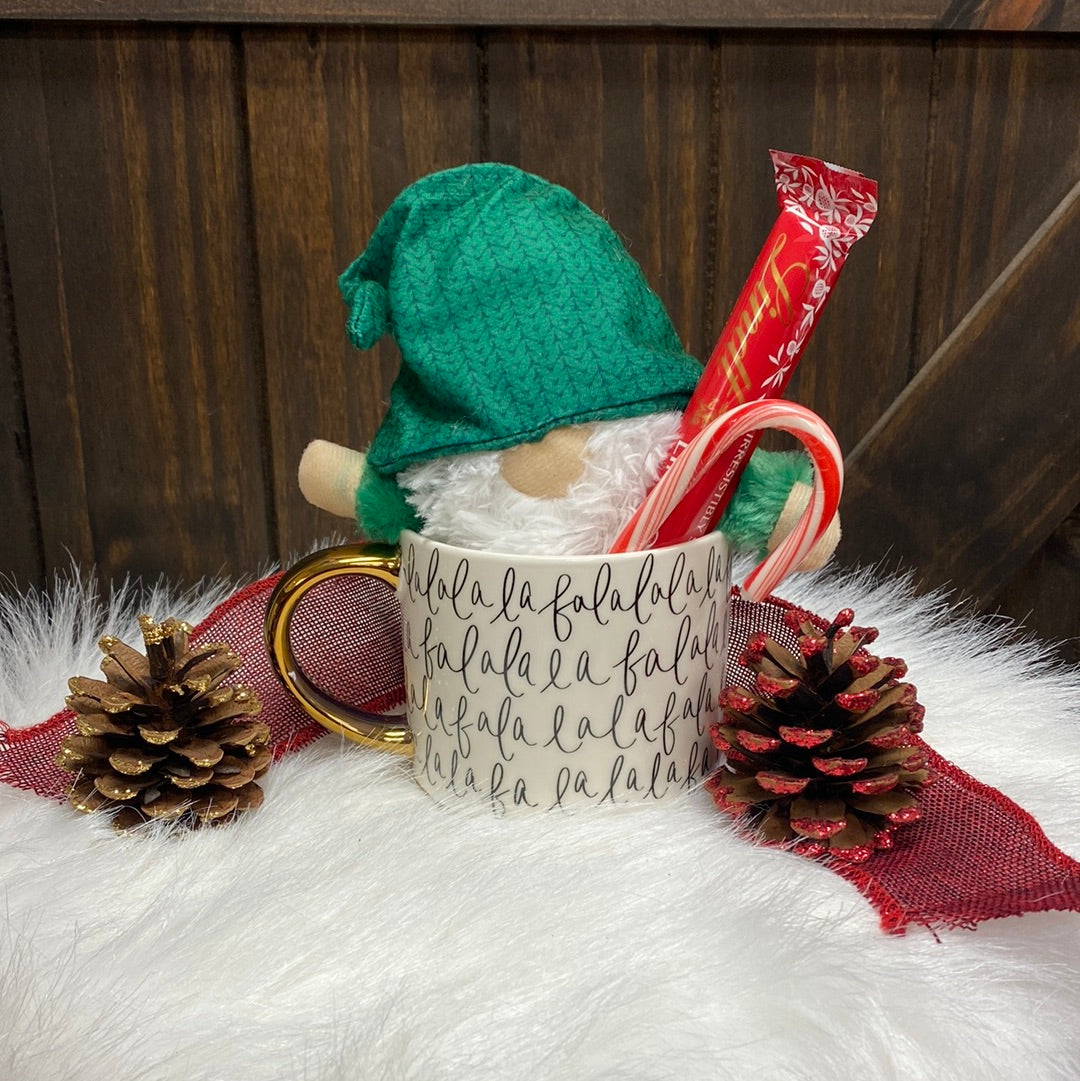 Fa La La Gold Mug