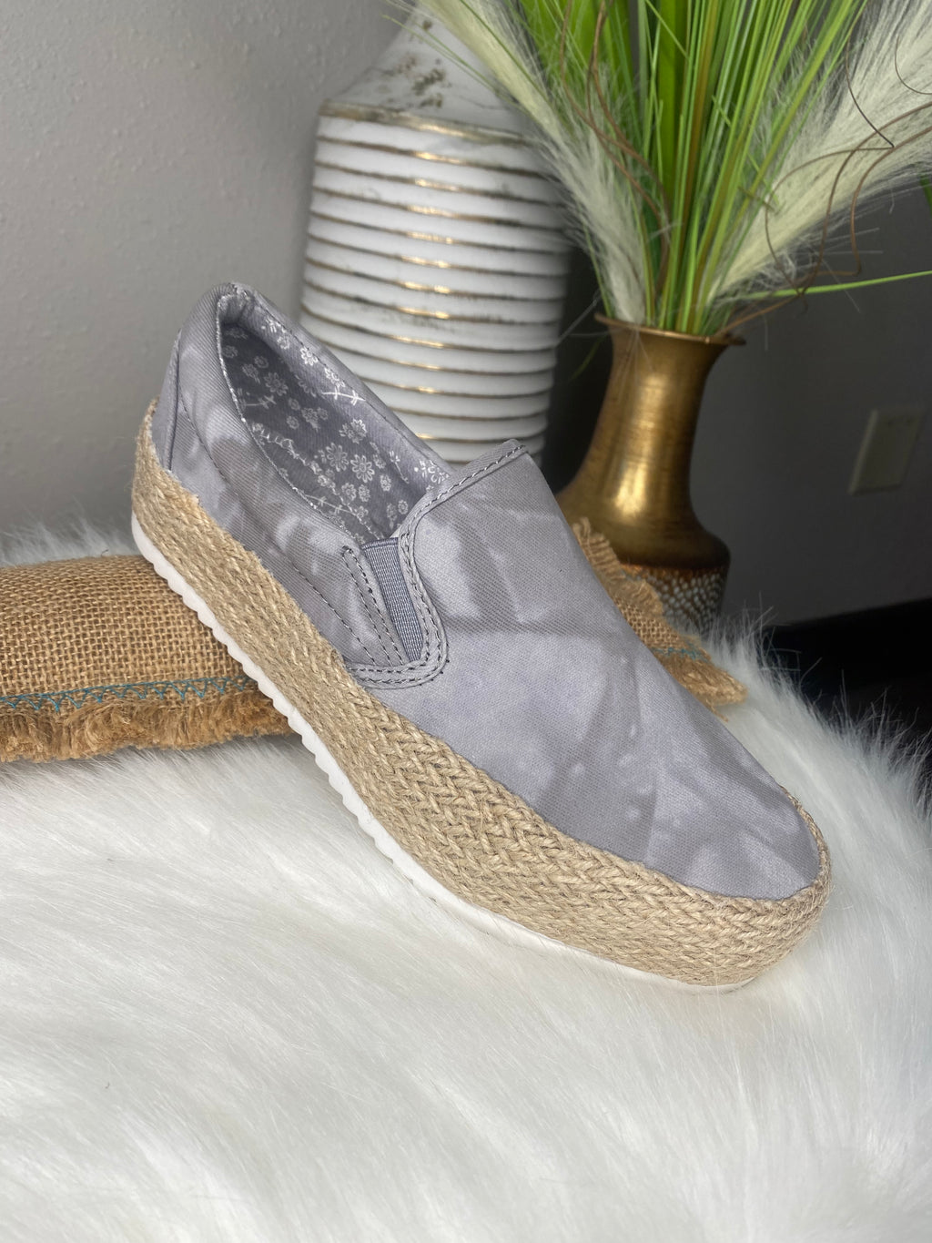 Karina LT Grey Slip On